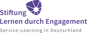 Logo: Stiftung Lernen durch Engagement. Service-Learning in Deutschland.